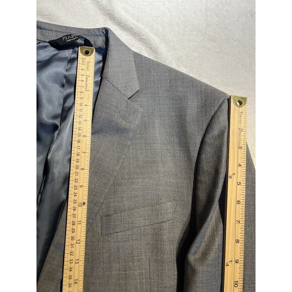 Jos A Bank Signature 48R 39x29 Gray Nailhead Men's 2-Piece Quality Suit - Picture 12 of 16
